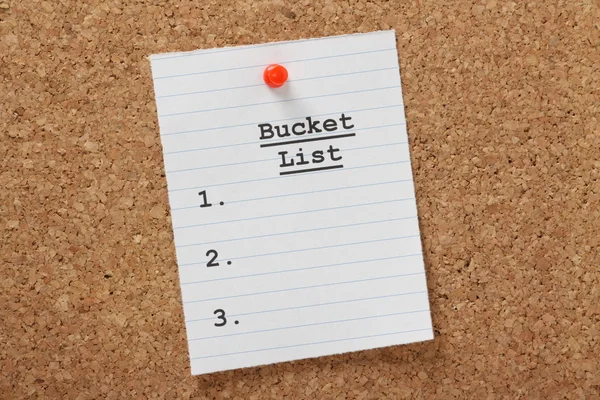 Empty Bucket List — Stock Photo, Image