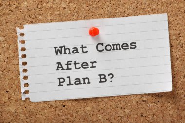 What Comes After Plan B? clipart
