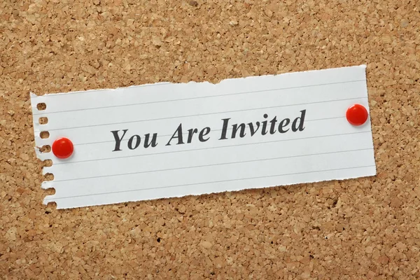 You Are Invited — Stock Photo, Image