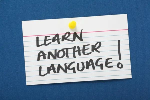 Aprender outra língua ! — Fotografia de Stock