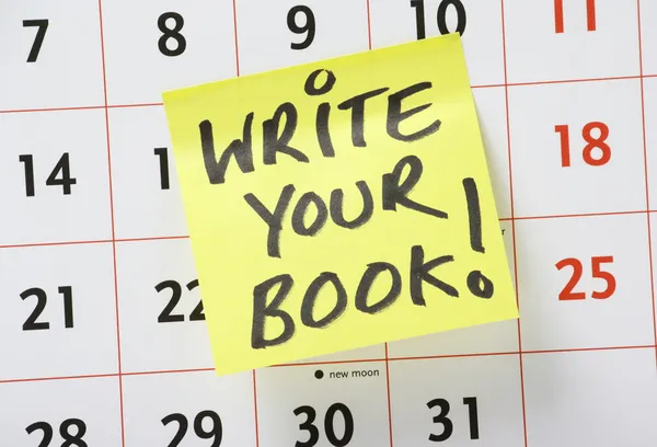 Schrijven van uw boek! — Stockfoto