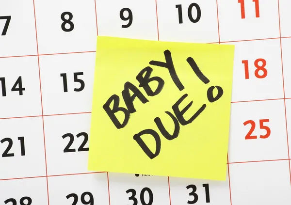 baby due date calendar template