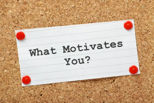 What Motivates You? — Stock Photo, Image