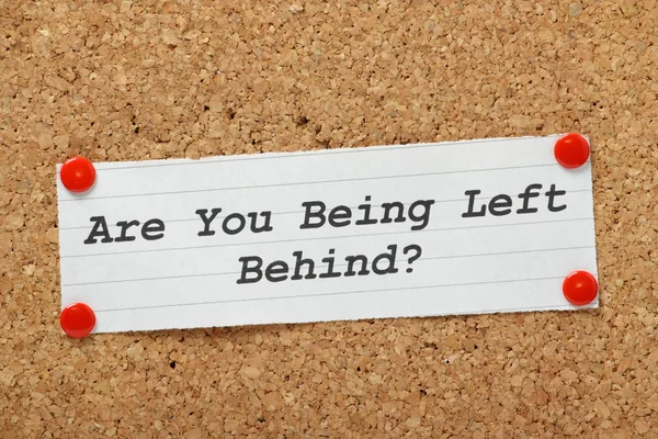 Are You Being Left Behind? — Stock Photo, Image