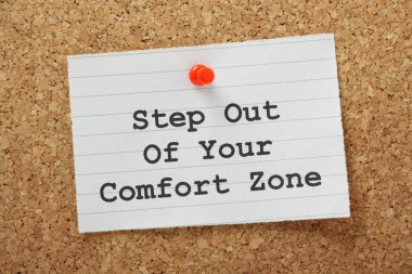 Step Out of Your Comfort Zone clipart