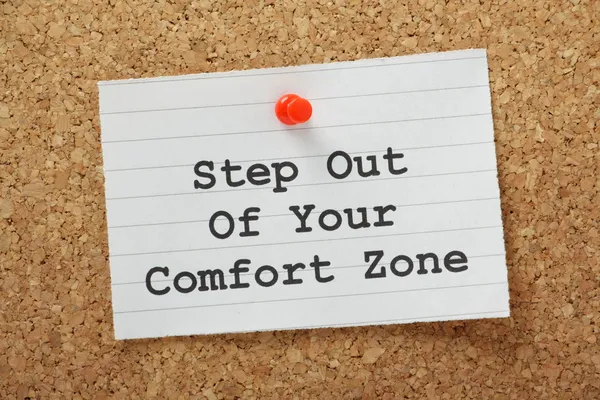 Step Out of Your Comfort Zone — Stock Photo, Image