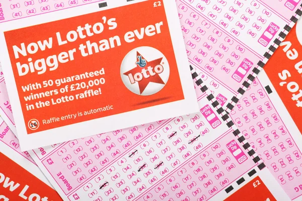 Lotto spela följesedlar — Stockfoto