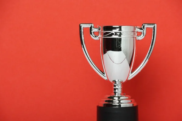 Taça de prata troféu de brinquedo — Fotografia de Stock