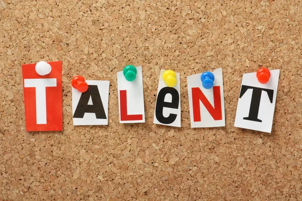 The word Talent — Stock Photo, Image