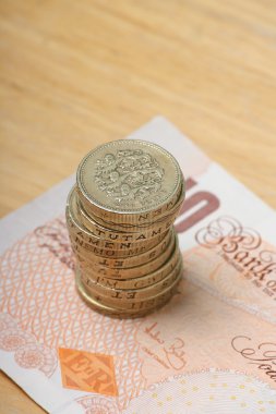 pound sikke ve 10 pound Not