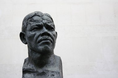 Nelson Mandela Sculpture clipart
