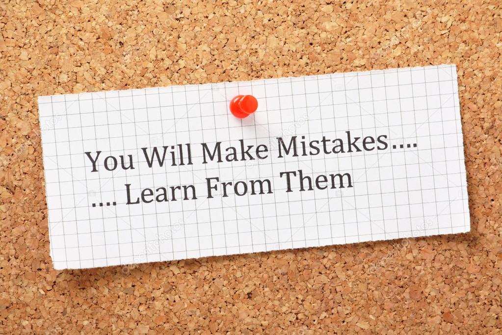 Learn From Mistakes Concept
