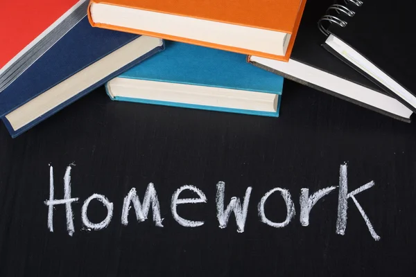 Концепция домашнего задания — стоковое фото