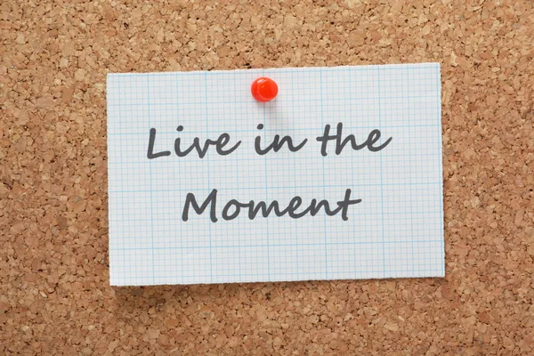 Live In The Moment — Stock Photo, Image