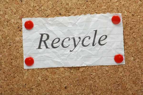 The word Recycle — Stock Photo, Image