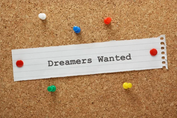 Dreamers Wanted — Stock Photo, Image