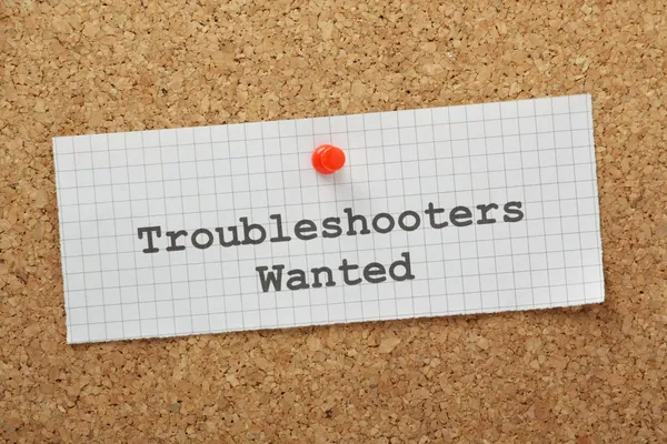 Troubleshooters queria — Fotografia de Stock