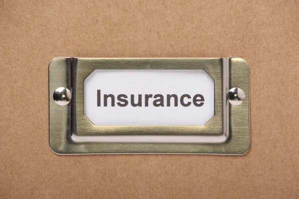 Insurance Storage Label — Stock Photo, Image