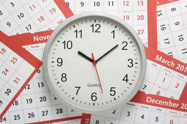 Horloge et calendrier — Photo