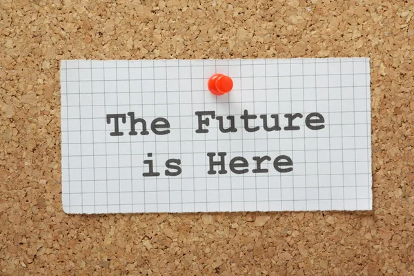O futuro está aqui — Fotografia de Stock