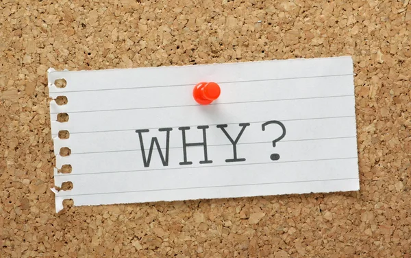Perguntando por quê ? — Fotografia de Stock