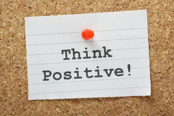 Piensa positivamente! —  Fotos de Stock