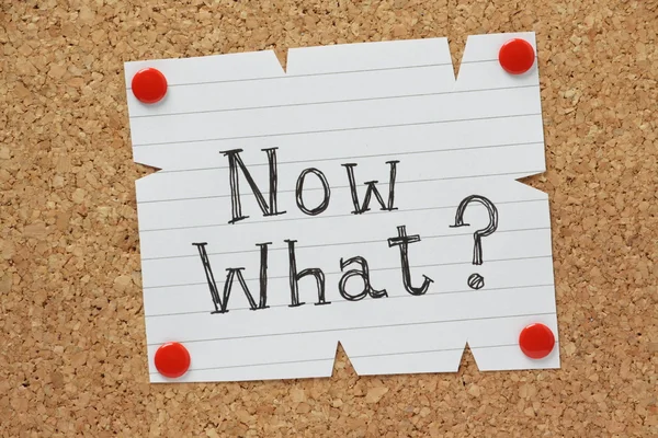 Now What? — Stock Photo, Image