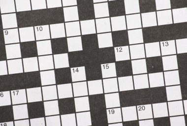 Crossword Puzzle clipart