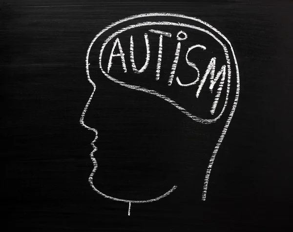 Conceito de autismo — Fotografia de Stock