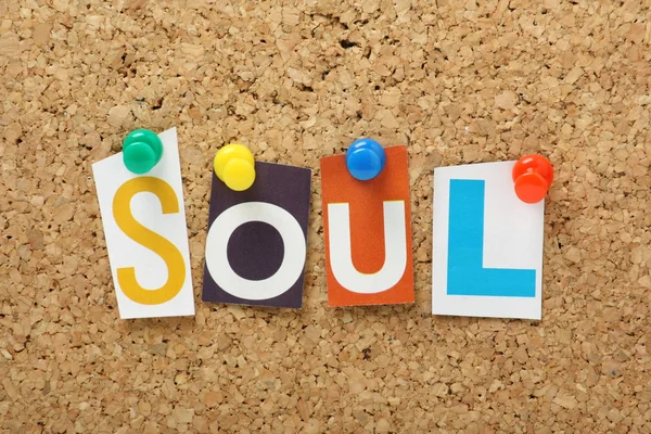 The word Soul — Stock Photo, Image