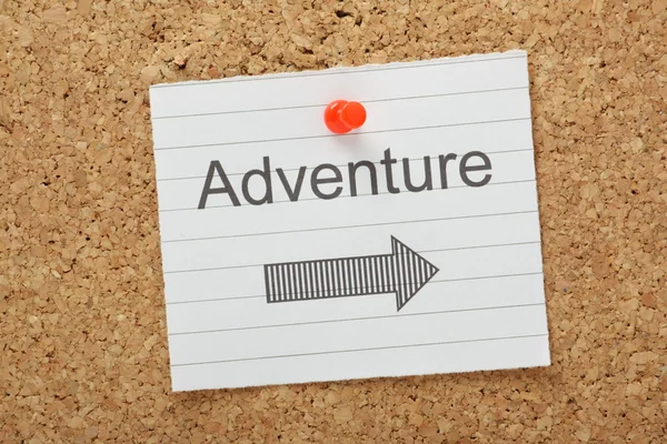 Adventure This Way — Stock Photo, Image