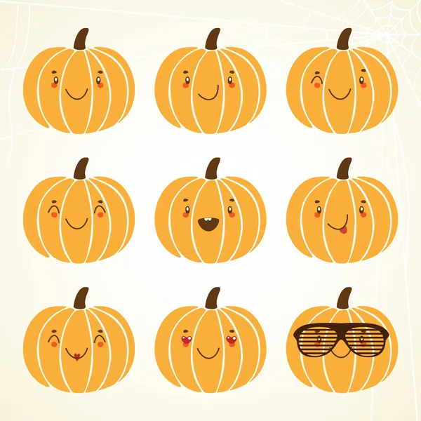 Happy halloween pumpkin — Stock Vector