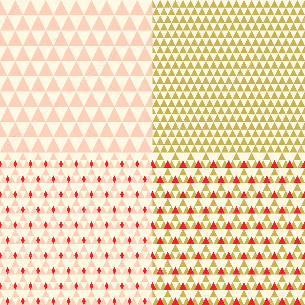 Christmas geometric pattern