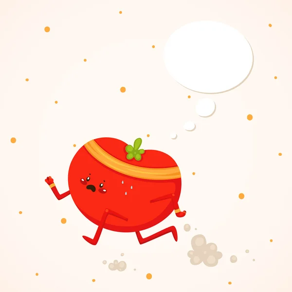 Tomate atlético — Vector de stock