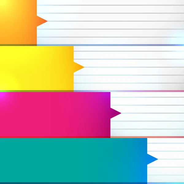 Abstracte kleurrijke achtergrond voor organisator — Stockvector