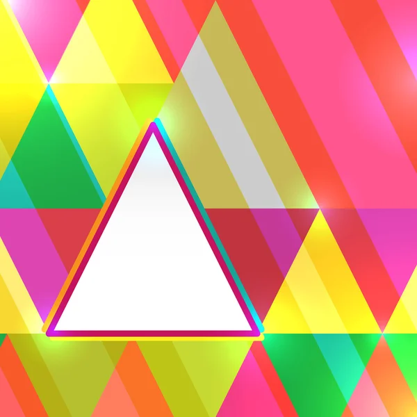 Capa triangular abstrata — Vetor de Stock