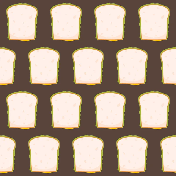 Шаблон с бутербродом — стоковый вектор