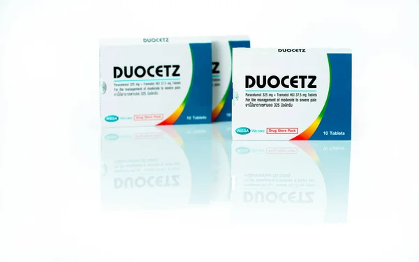 Chonburi Tailandia Noviembre 2021 Duocetz Fabricado Por Mega Lifesciences Pastillas — Foto de Stock