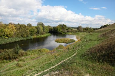 doğal nehir manzara