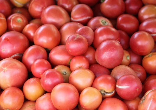 Textuur van rode tomaten — Stockfoto