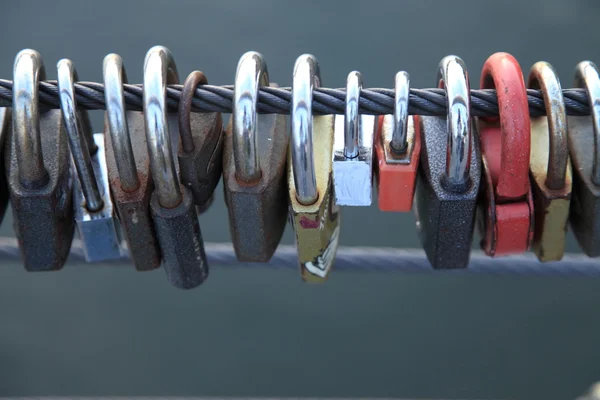 Lock, tradition of love — Stock Photo, Image