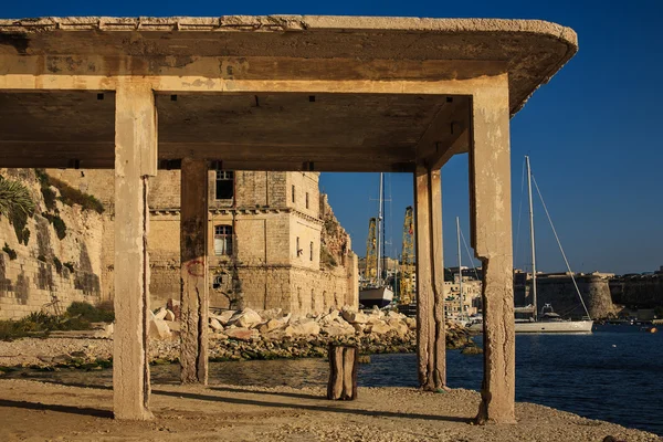 Kalkara bighi 老皇家海军医院 — 图库照片