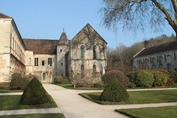 L 'Abbaye-de-Fontenay. Abadia de Fontenay . — Fotografia de Stock