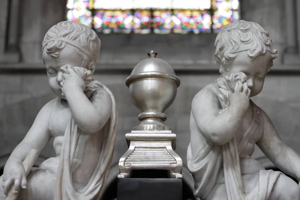 Burial. St. Stephen's Cathedral. — Stock Photo, Image