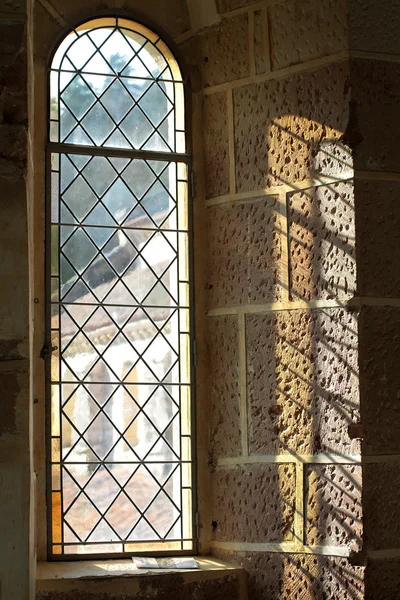 L 'Abbaye-de-Fontenay. Abadía de Fontenay . Imagen De Stock