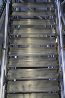 Metal merdiven. Monde arabe Enstitüsü.