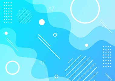 Modern ve parlak renkli geometrik yaratıcı arkaplan tasarımı