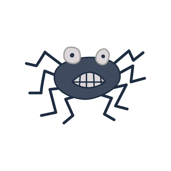 Clip Art Der Spinne Mit Cartoon Design — Stockvektor