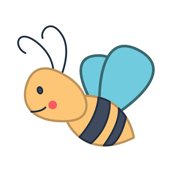 Clip Art Bee Cartoon Design — Stock Vector