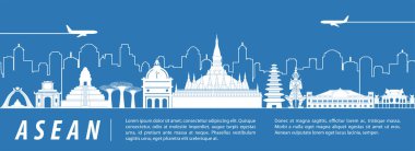 ASEAN simgelerinin siluet tasarımı